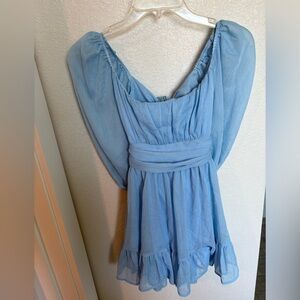 Lucy in the Sky Soft Blue Dress